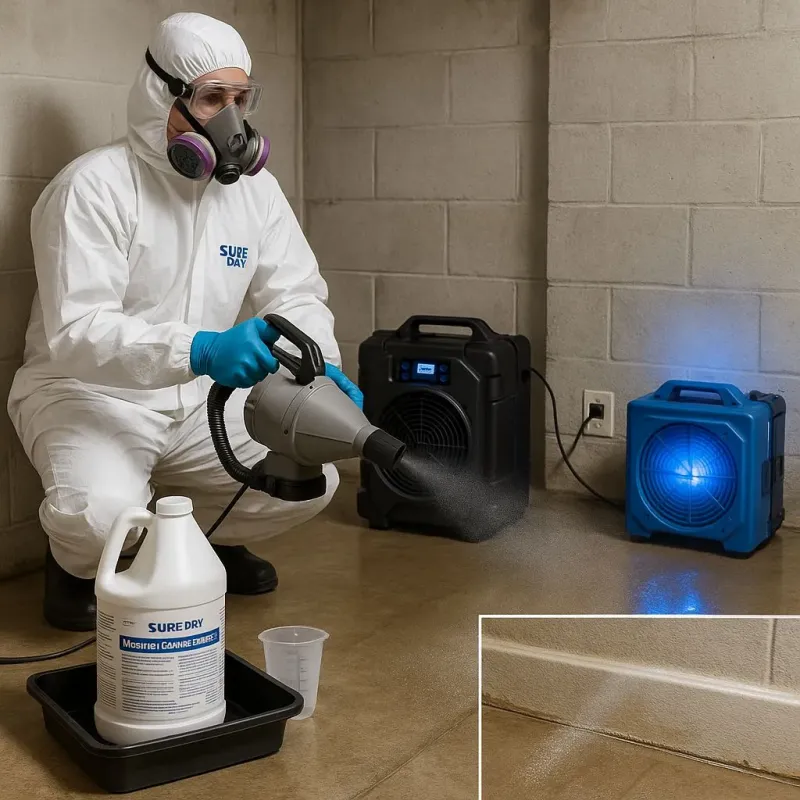 Sanitization and Odor Removal process in Lakeview, NY