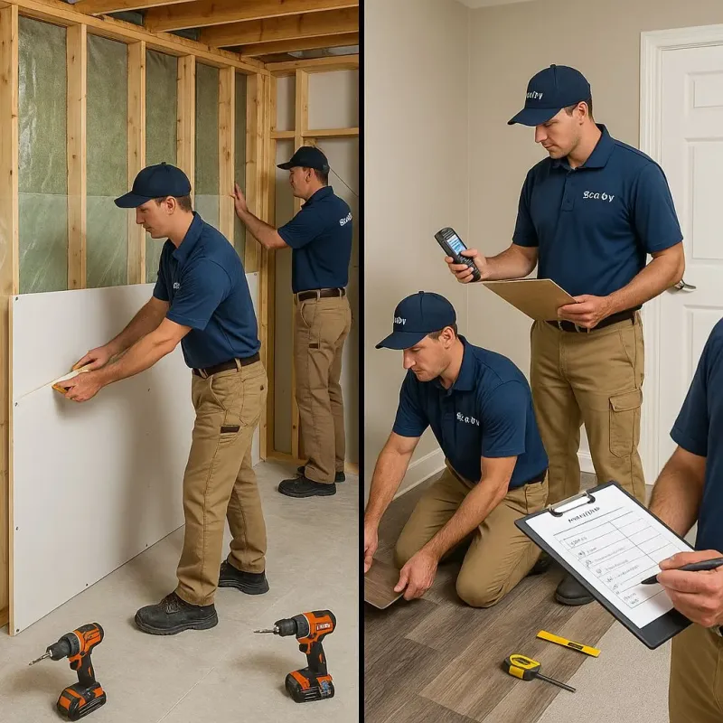 Repairs and Reconstruction process in Lakeview, NY